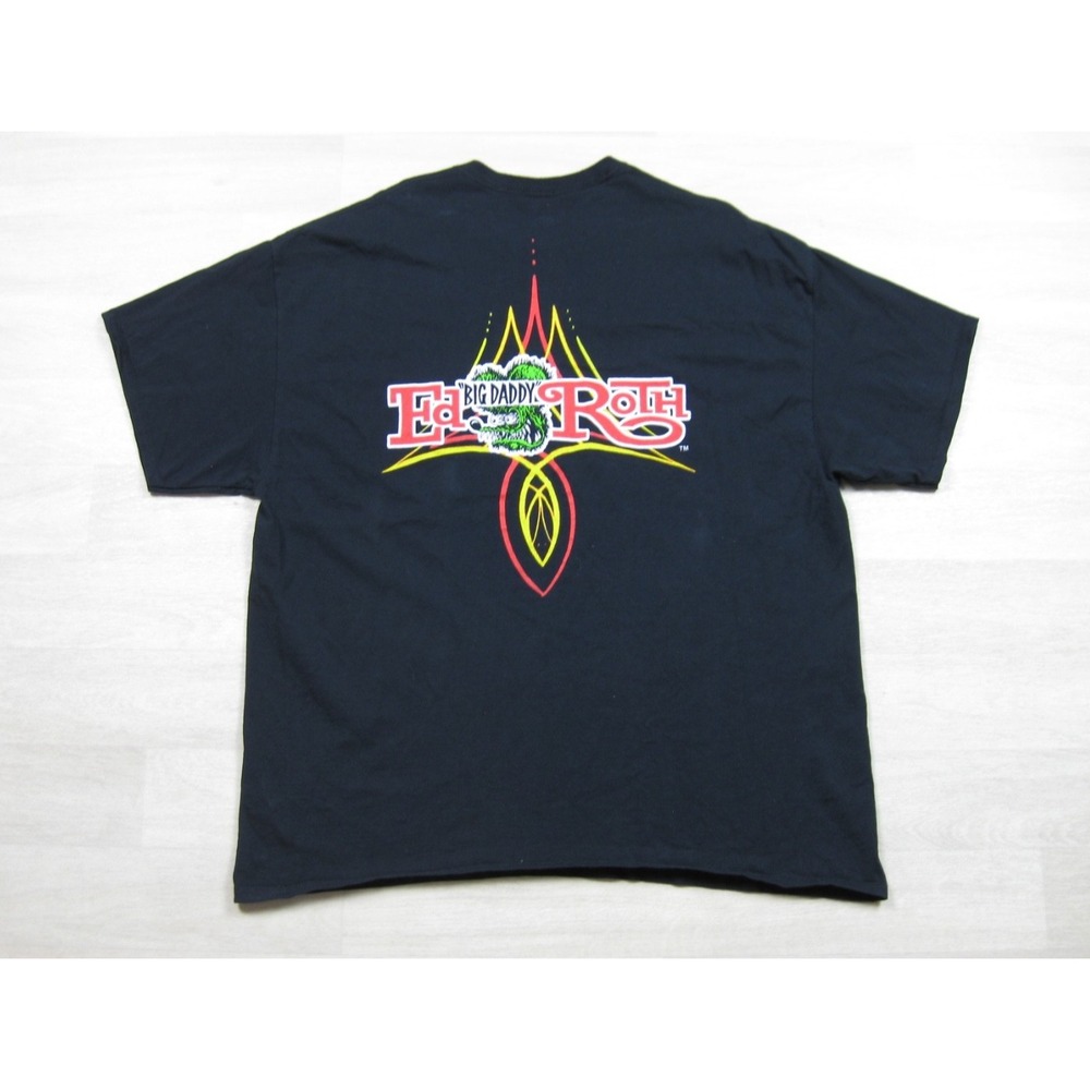 Rat Fink Ed "Big Daddy" Roth T-Shirt Men's (2XL) Tribal Hot Rod Kustom Kulture